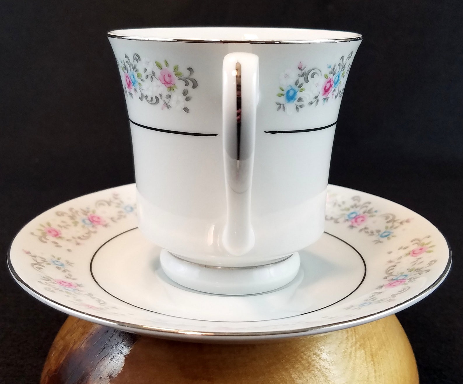 Dynasty Fine China Sugar Bowl & Creamer and Tea Cups Pink Etsy