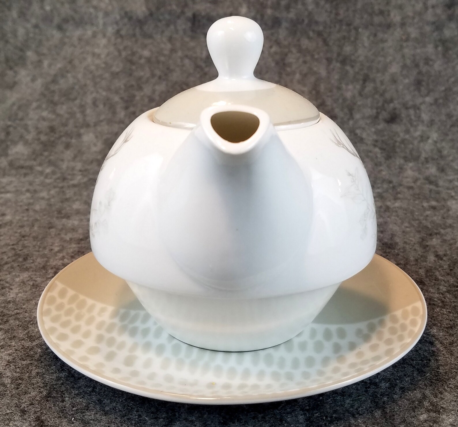 Werner Vob Single Serve Tea Pot with Saucer with Stag / Deer Etsy