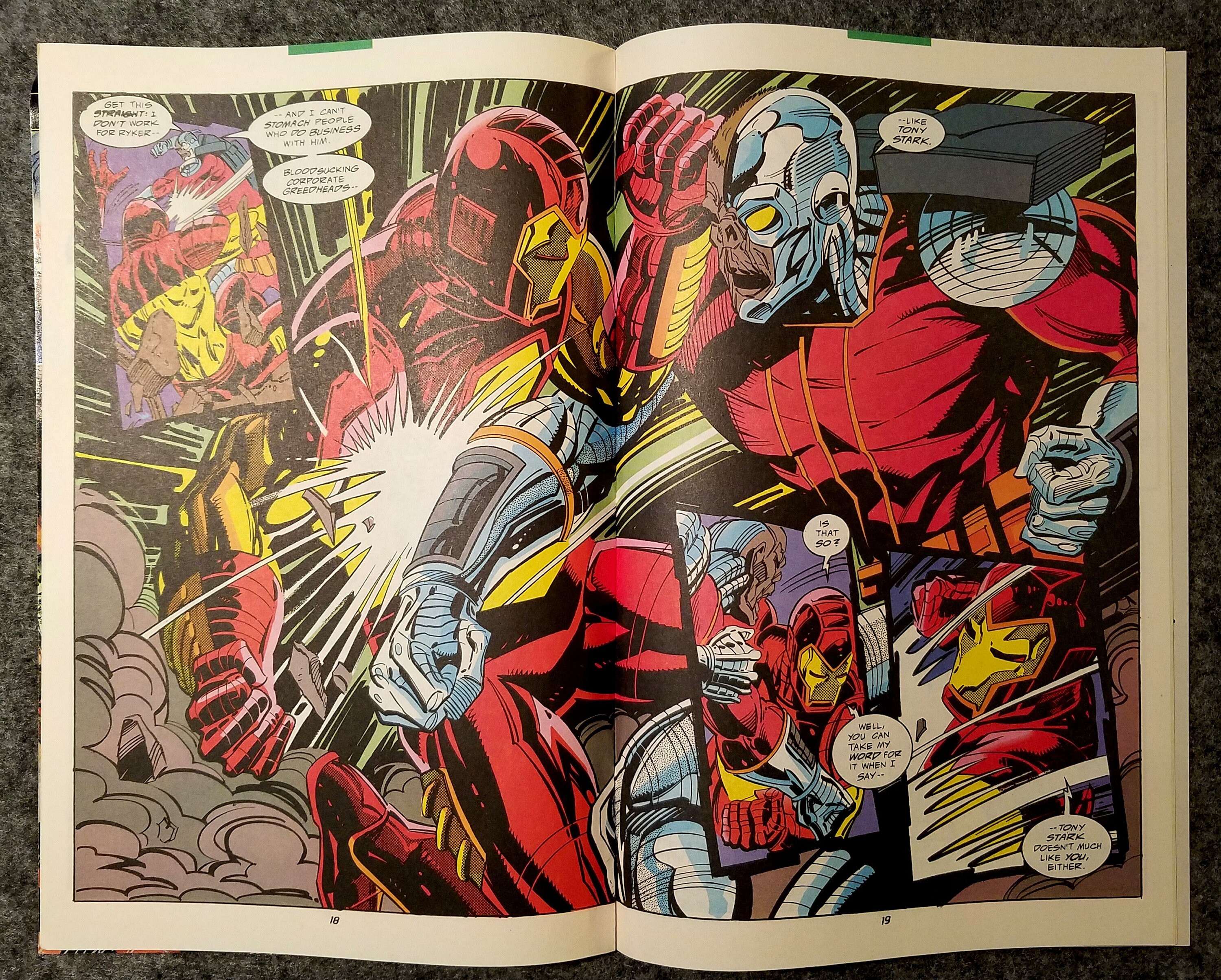 Marvel Comics Issue 301 Febrero 1993 Iron Man Crash and Etsy