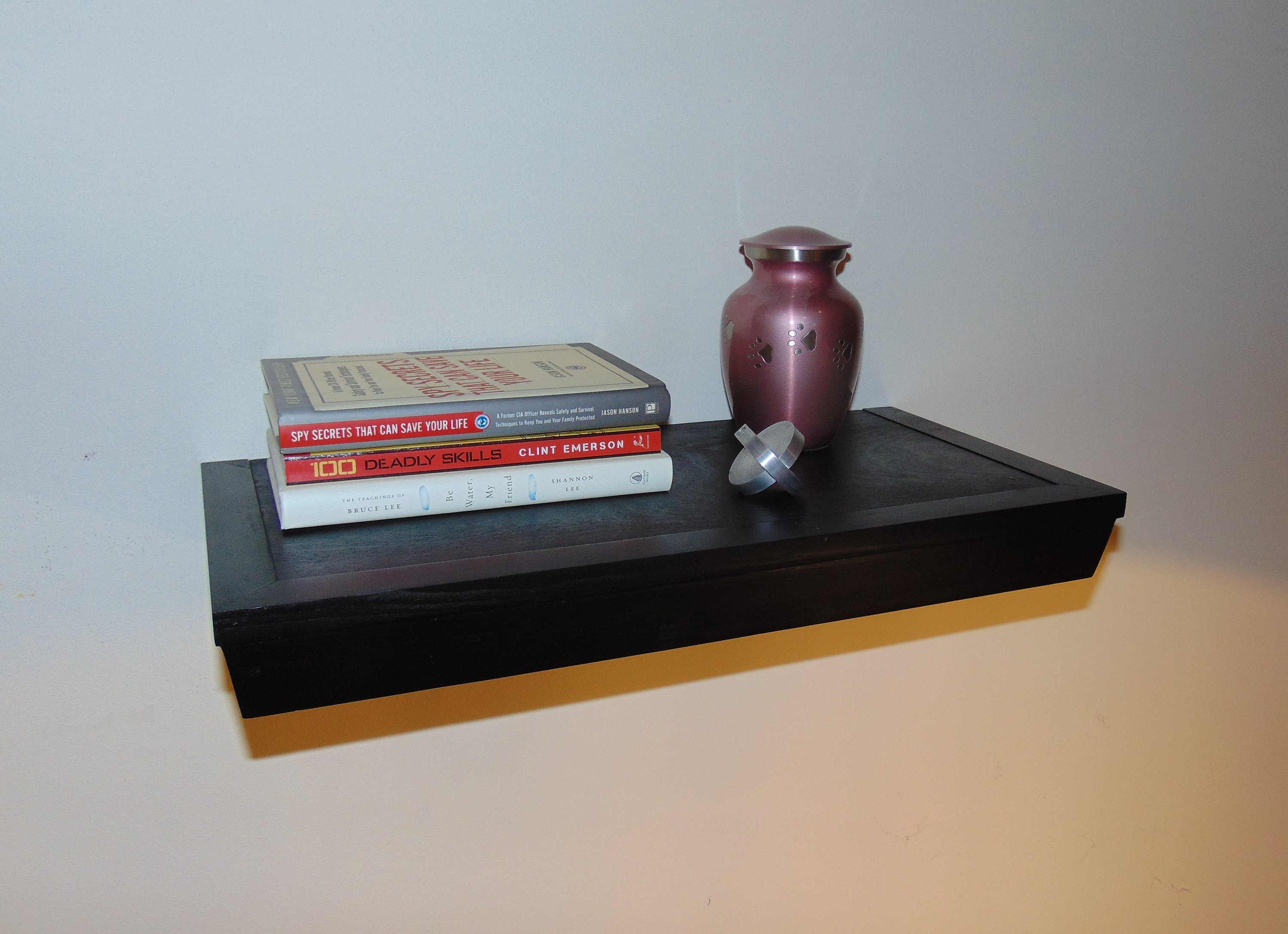 Floating Shelf With Hidden Secret Compartment Floating Hidden Drawer ...