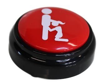 Regalo de broma para hombres o recuerdo de despedida de soltera: botón de sonido grabable, graba un mensaje de 30 segundos una vez recibido.