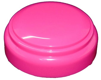 Botón rosa grabable fácil: mensaje personalizado de 10 segundos