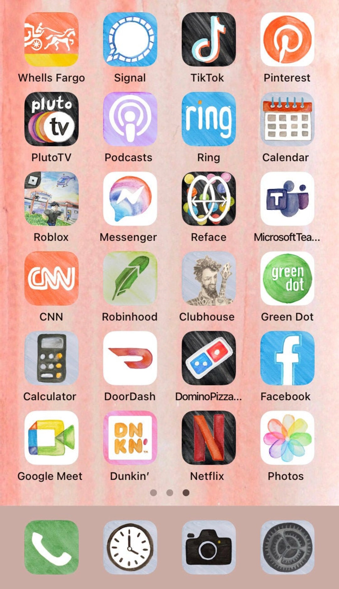 IPhone IOS 14 App Icons, Minimal App Cover, iPhone Icons, IOS 14 Icons