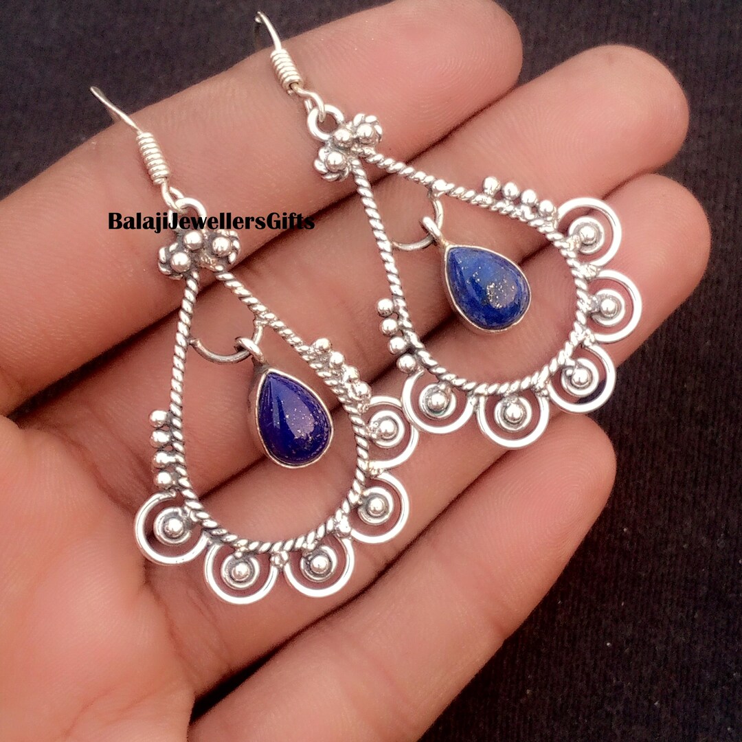 No.495【10ペア】ラピスラズリ パール ハンドメイド ピアス イヤリング ラピスラズリの宝石イヤリング、925スターリングシルバー