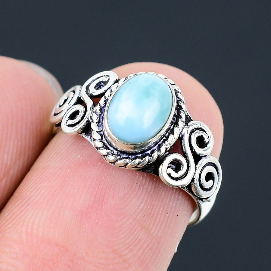 Natural Moonstone Ring, 925 Sterling Silver, Statement Ring