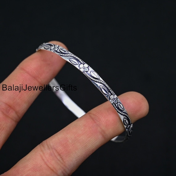 925 Sterling Silver Bangle, Handmade Bangle, Silver Bangle, Gift
