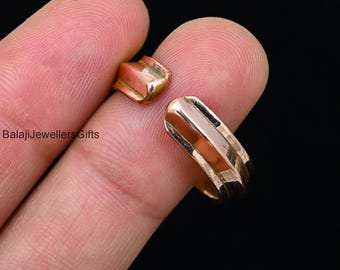 Anillo de cobre 100 % puro, anillo de cobre macizo, anillo de cobre para hombre, anillo de cobre abierto, regalo para ella, anillo de cumpleaños, anillo de cobre con forma de golpe.
