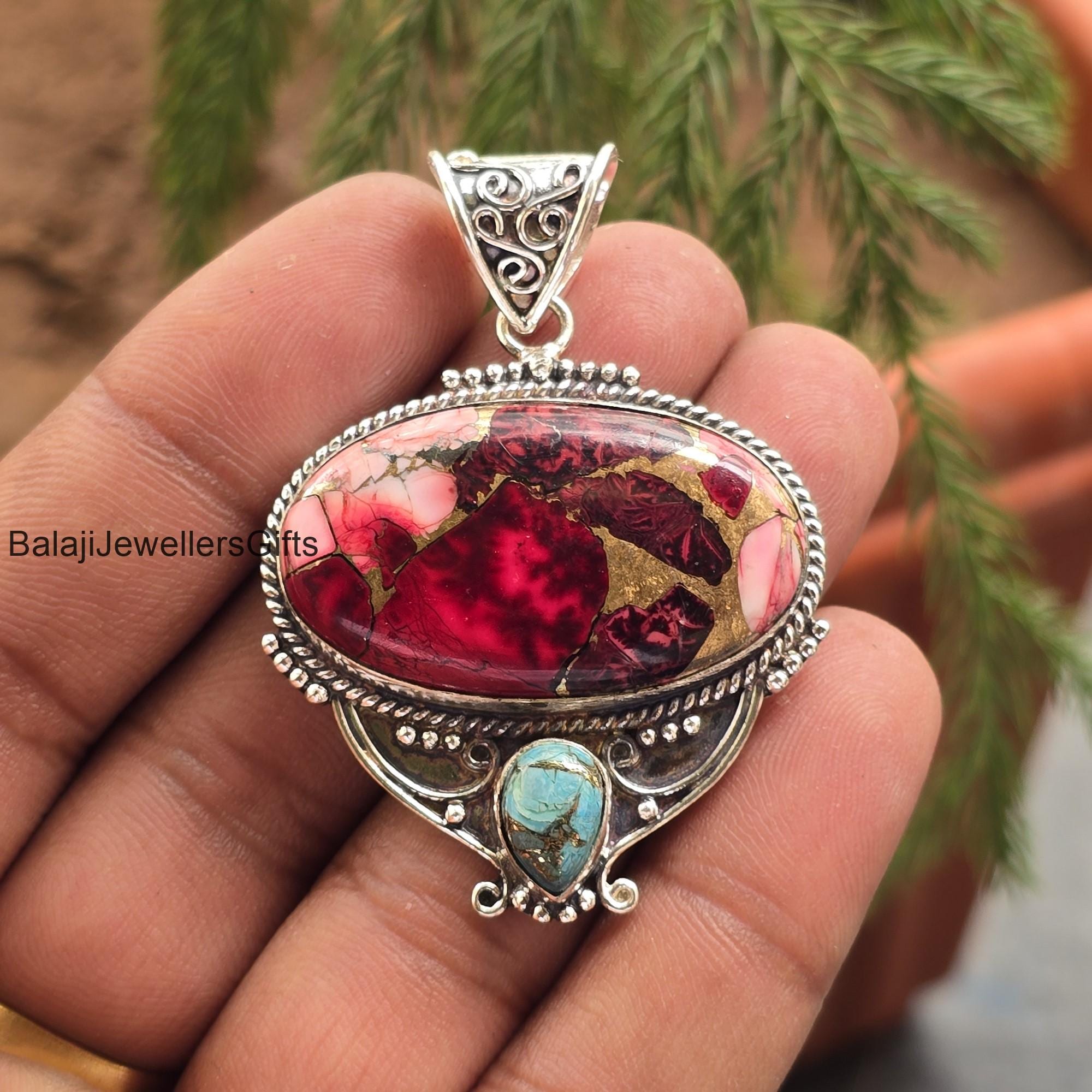 Rose Dahlia Necklace - Etsy