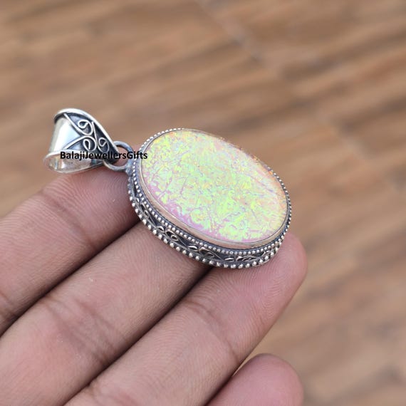 ⭐︎HL⭐︎ トリプレットオパールペンダントトップ ボヘミアン風