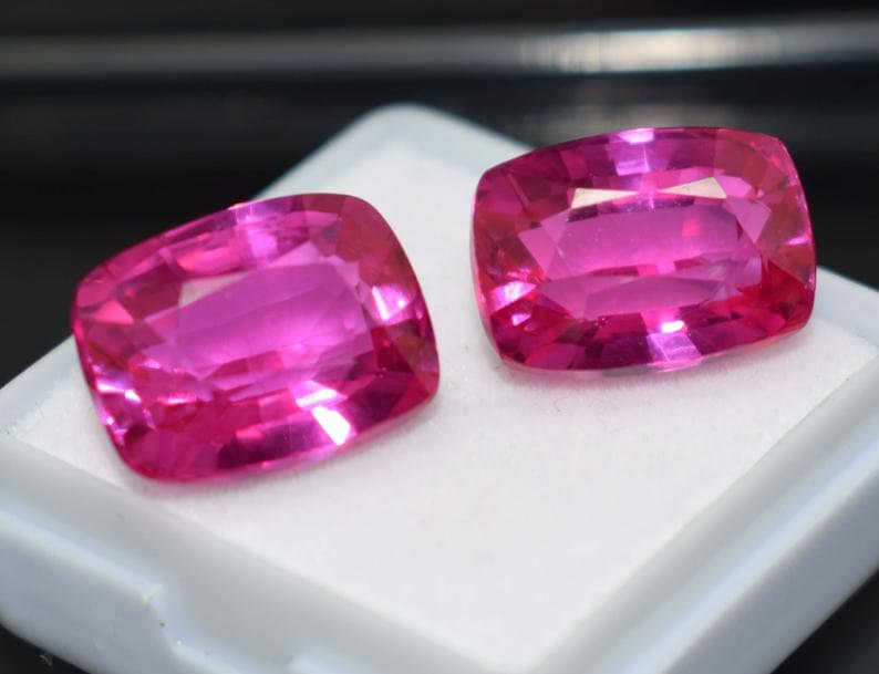 50/% Sale GGL Certify 24 Ct Spinel Pair Natural Quality Gem Myanmar Burma
