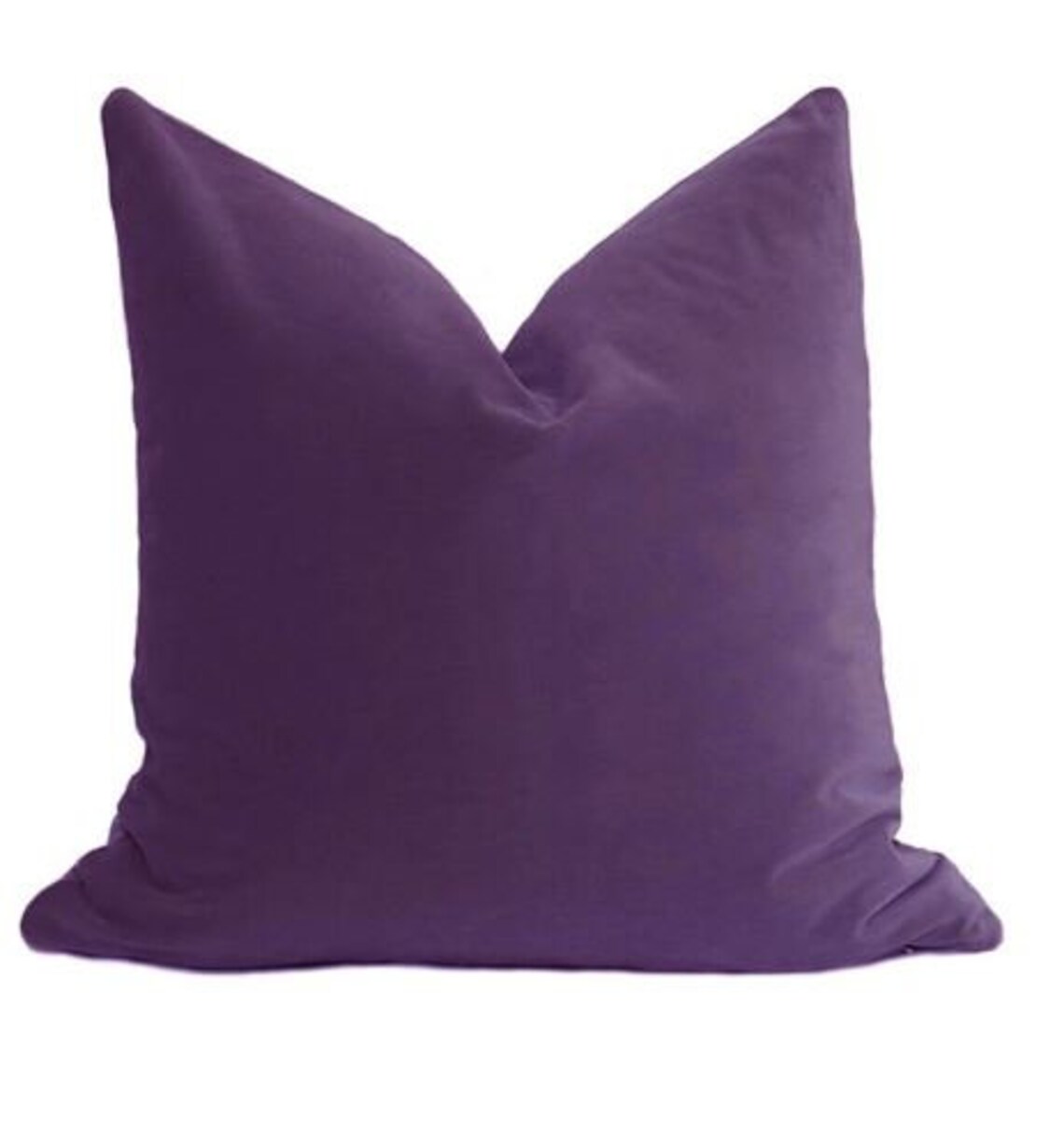 Luxury Purple Velvet Throw Pillow purple Pillow Velvet Etsy