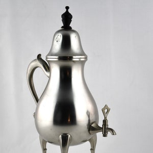 エレガントでヴィンテージなコーヒーメーカーまたはティーポット、オランダ製 Tiel - ピューター 35