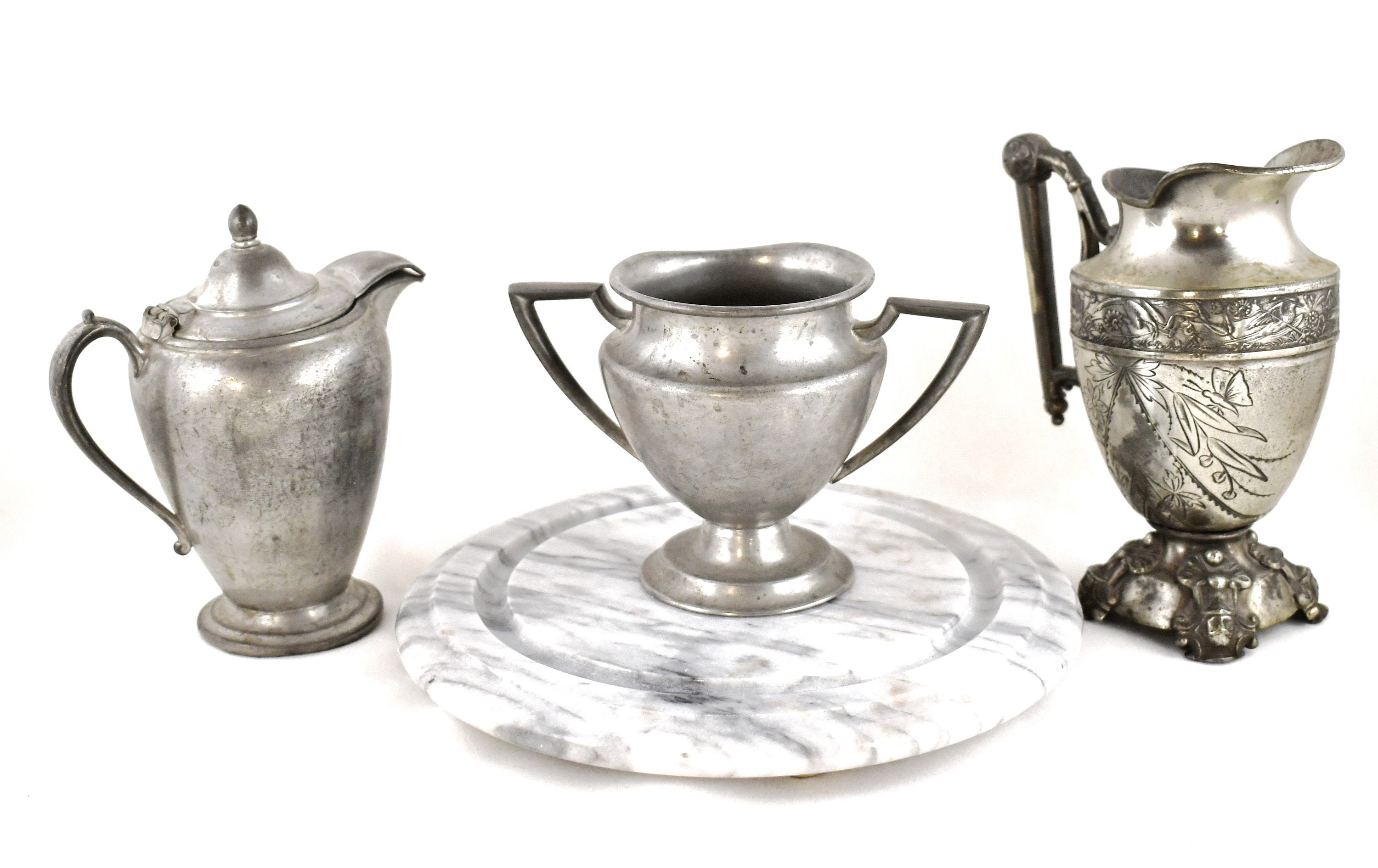 Antique Victorian Simpson Hall Miller Silver Plate Creamer Etsy