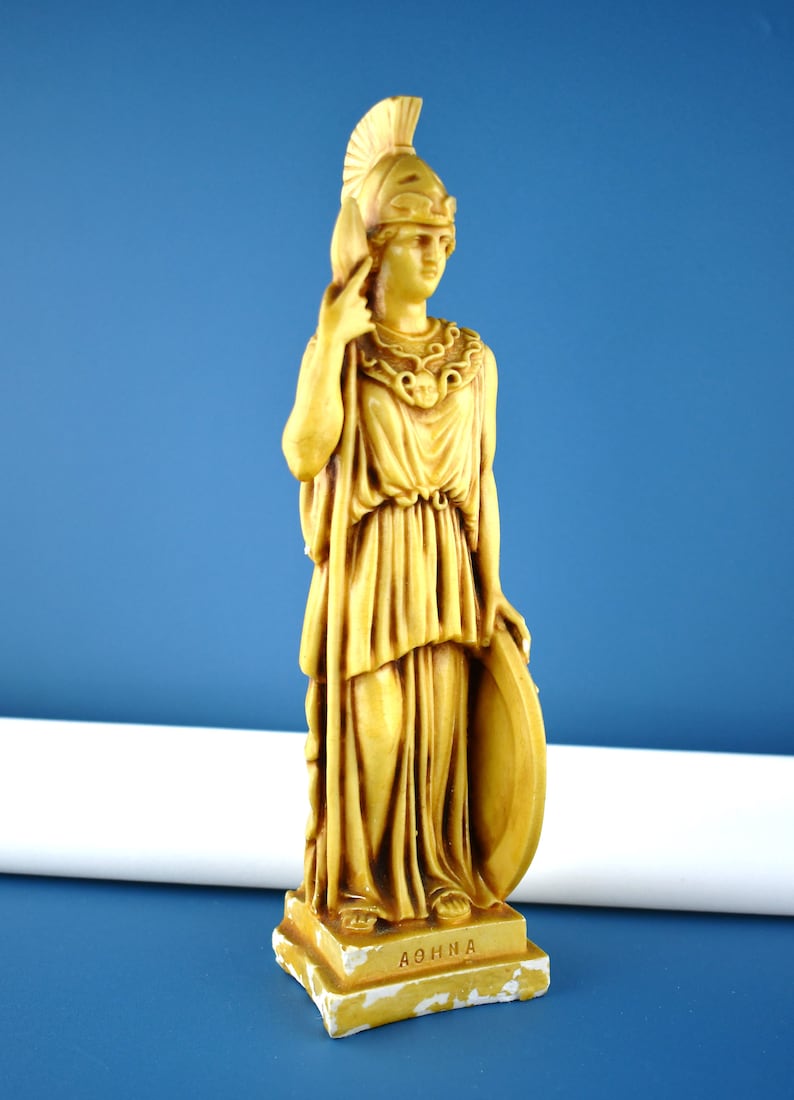 AOHNA Vintage Statue of Athena The Greek Goddess