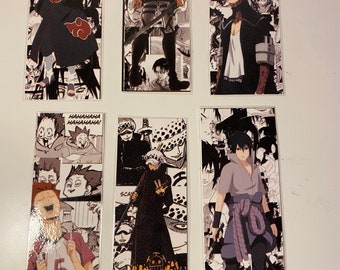 naruto bookmark etsy