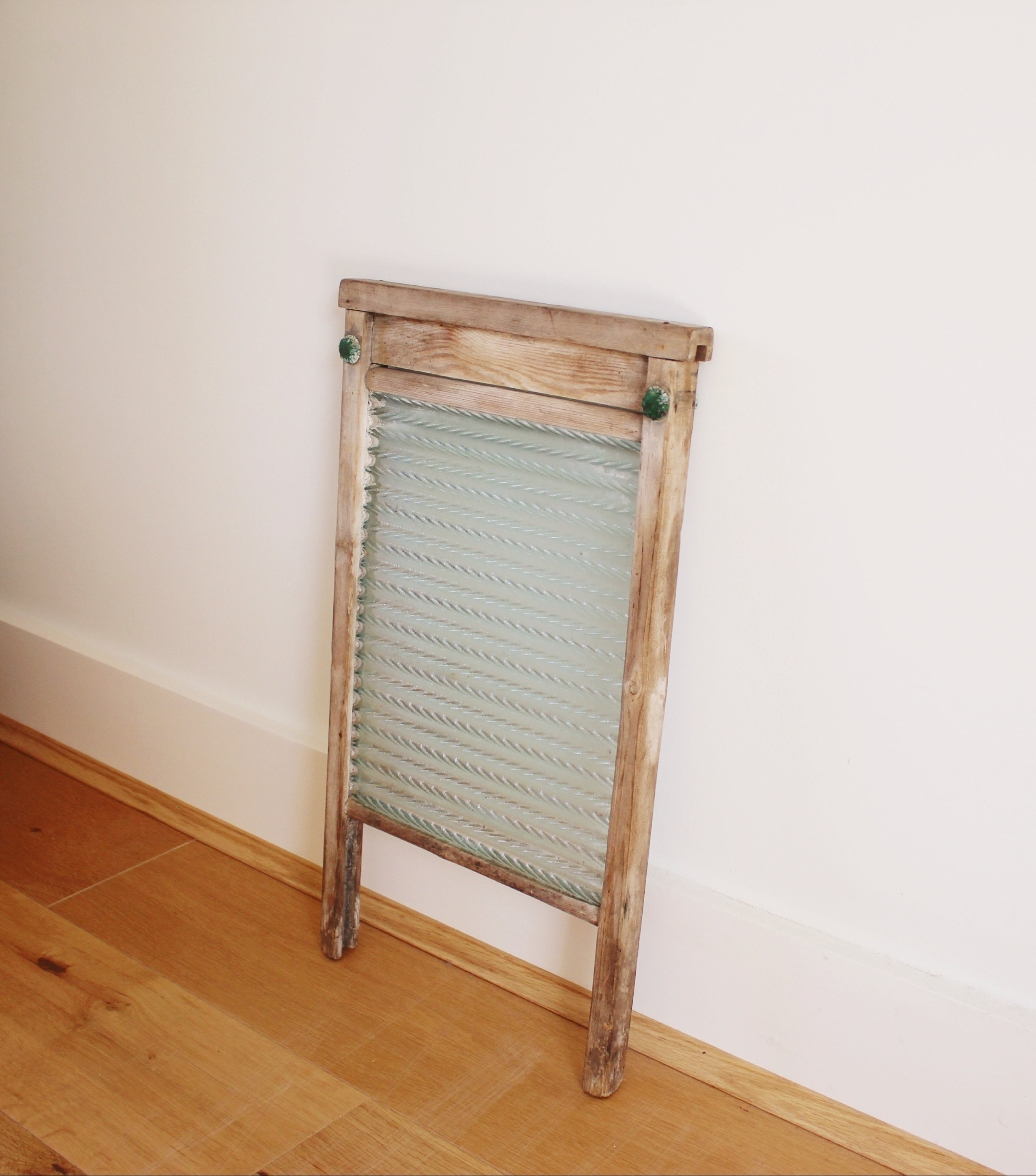 Vintage Wood And Glass Washboard Rustic Wall Décor Etsy