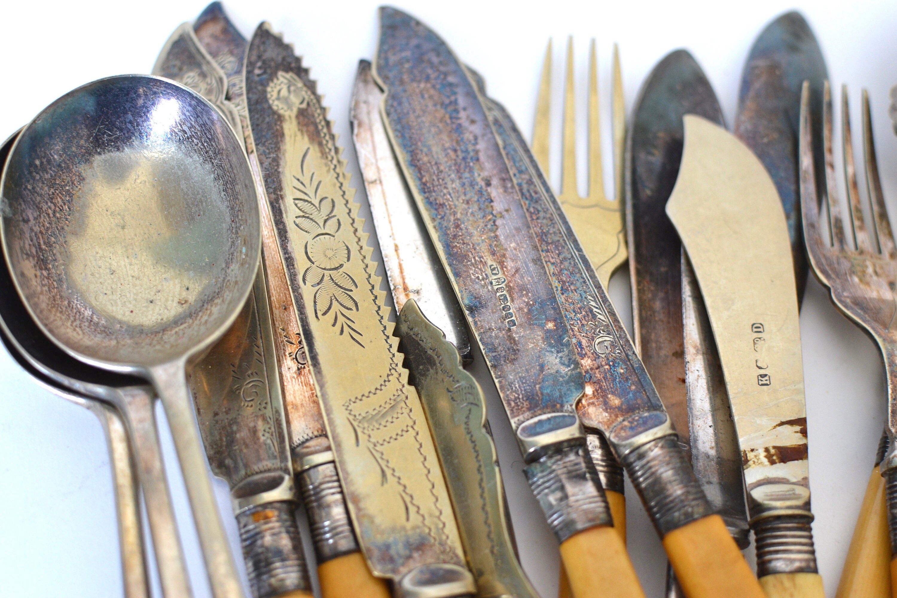 Job Lot of Mixed EPNS Cutlery 1930s vintage Mixed Flatware Etsy