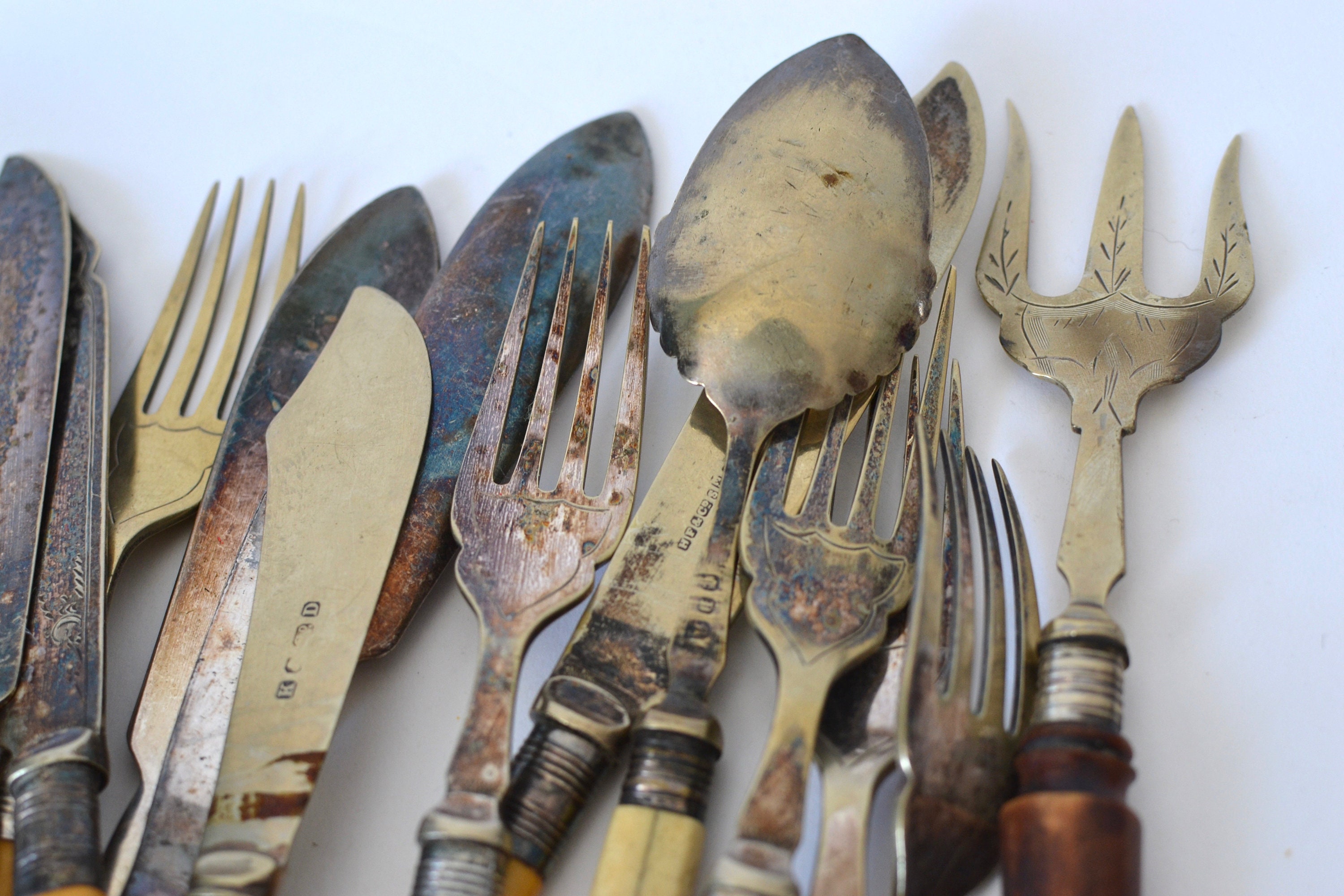 Job Lot of Mixed EPNS Cutlery 1930s vintage Mixed Flatware Etsy
