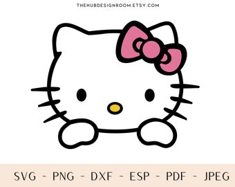 Kawaii Kitty Svg, Kawaii Kitty Svg Bundle,Cute Cat Svg, Kitty Svg,Kawaii Kitty Pink Clipart, Kawaii Kitty sticker,Cut File Cricut Silhouette