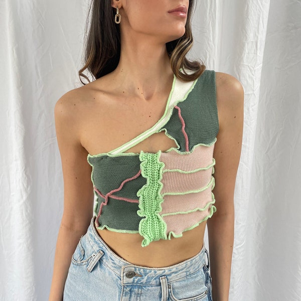 Alessia Colorfull Crop Top