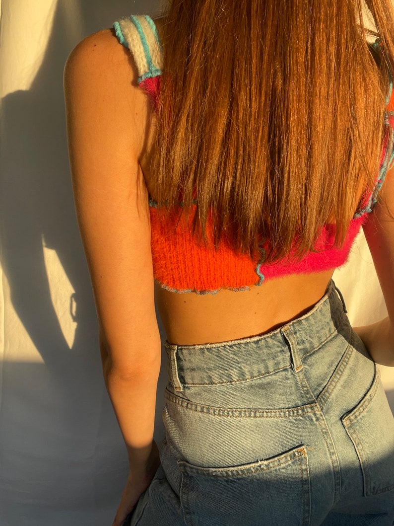 Erin Tiny Top / Underboob Crop Top / Sideboob Wrap Top / Etsy UK