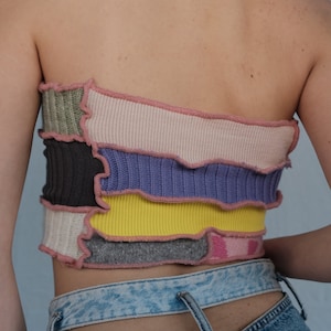 Addison Coloré Patchwork Tube Top image 9