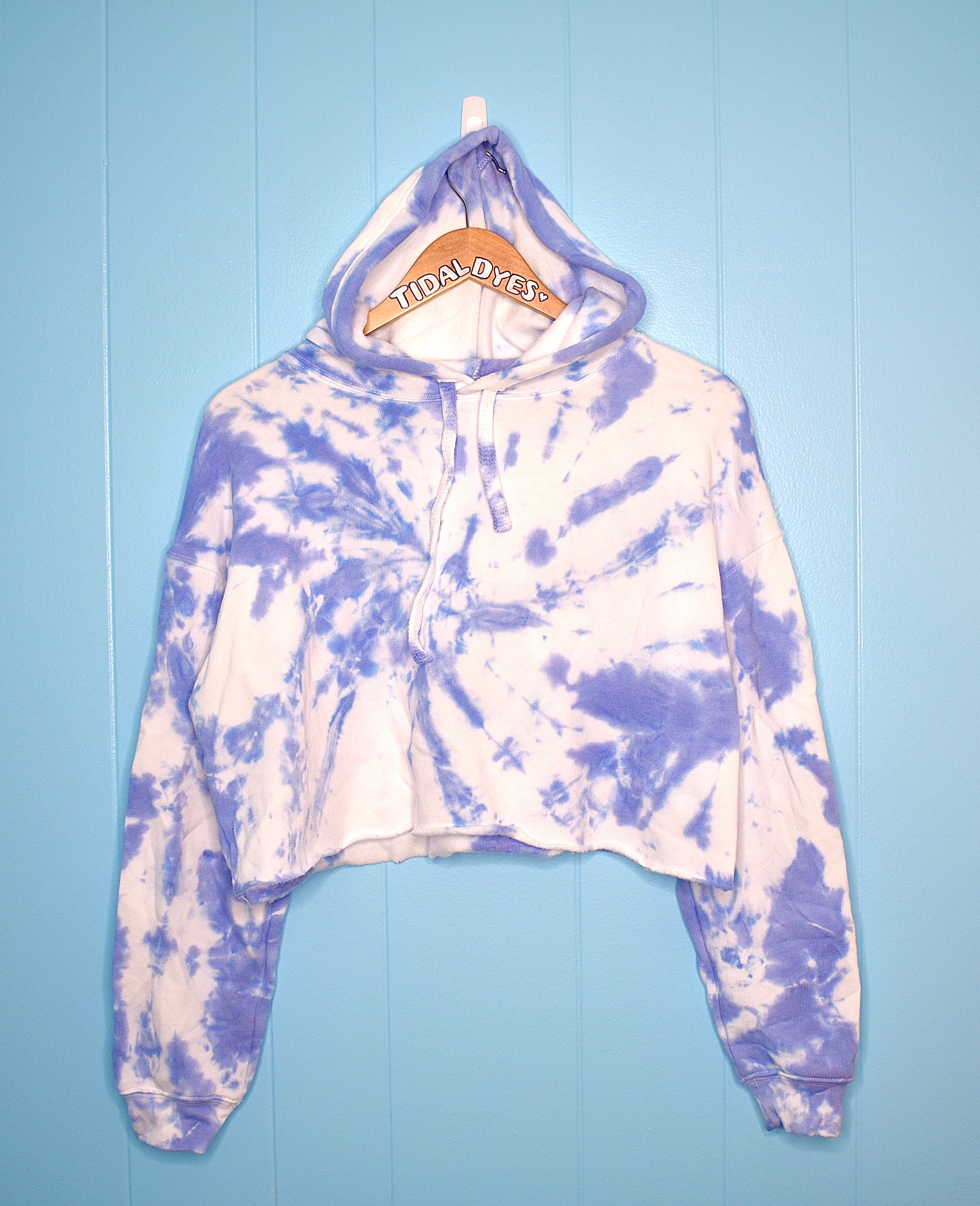 Tie Dye Crop Hoodie - Etsy