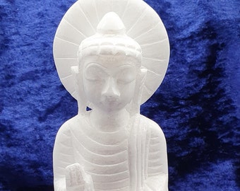 Buddha Figur Alabaster ca. 340g