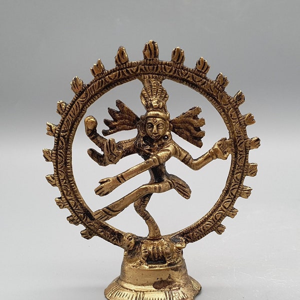 Statue Shiva "Nataraj" laiton 10 cm / 110g