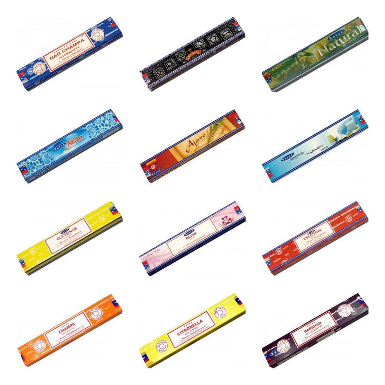 Satya Nag Champa incense sticks more than 60 varieties image 1