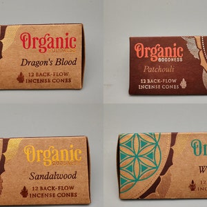 Satya Backflow Incense Cones 12 Cones per Pack Various Varieties