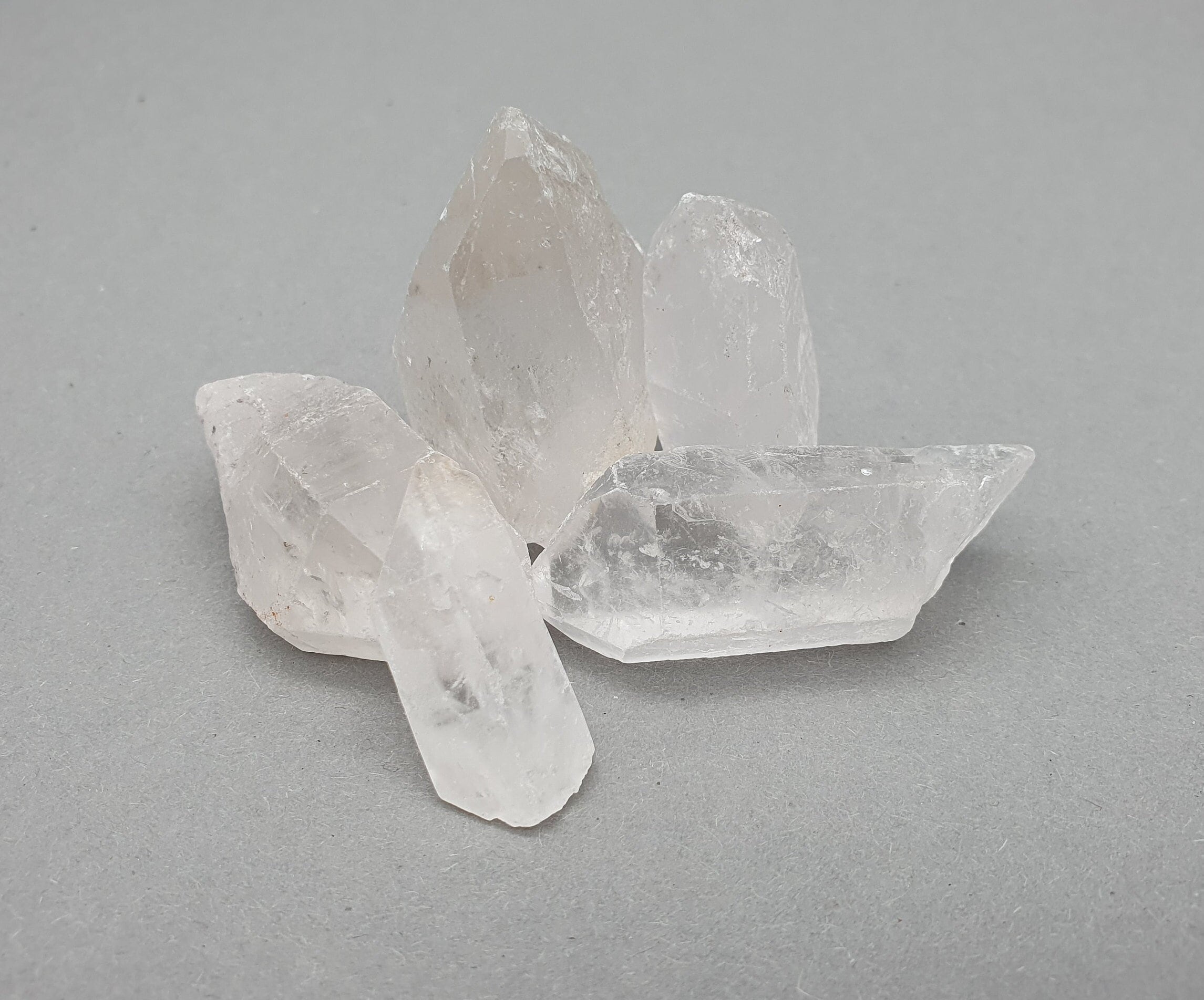 Rock crystal tips lot set approx. 92g