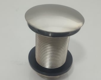 Brushed Nickel sink drain , Bathroom sink drain, Pop-up stopper drain , Polished chrome drain