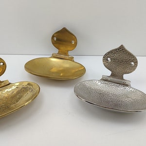 Solid Brass Soap Holder, Handmade Soap Dish, Wall Soap Holder