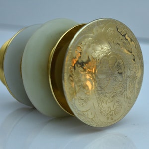 Unlacquered brass sink drain Engraved , Solid Brass Drain, Pop Up Drain