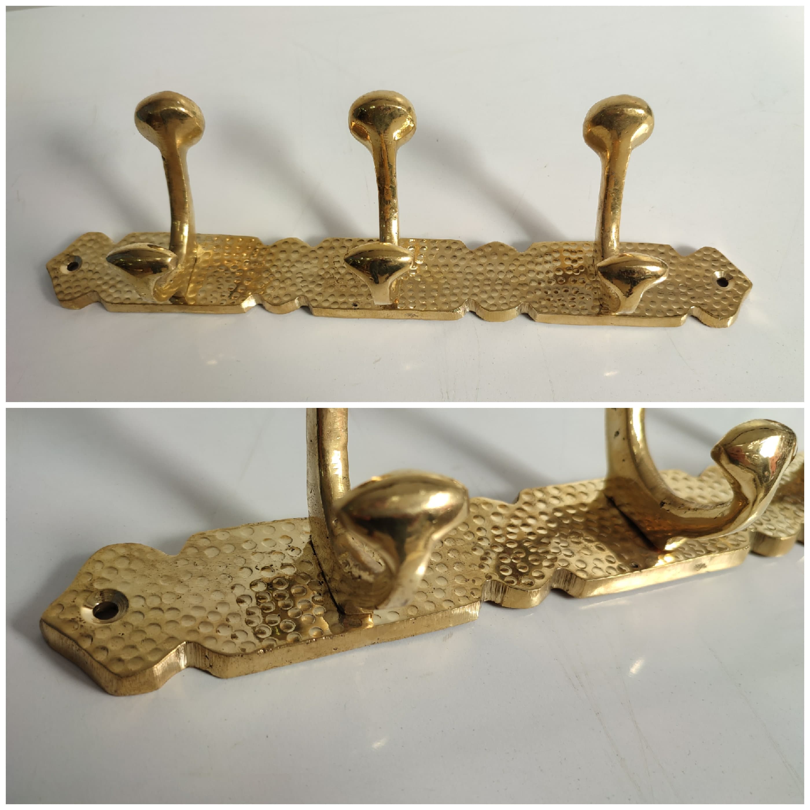 Brass Hook Rack
