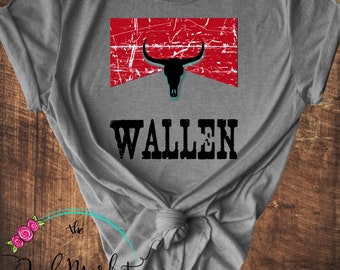 Country Music Concert T-Shirt, Western Wallen Graphic Tee
