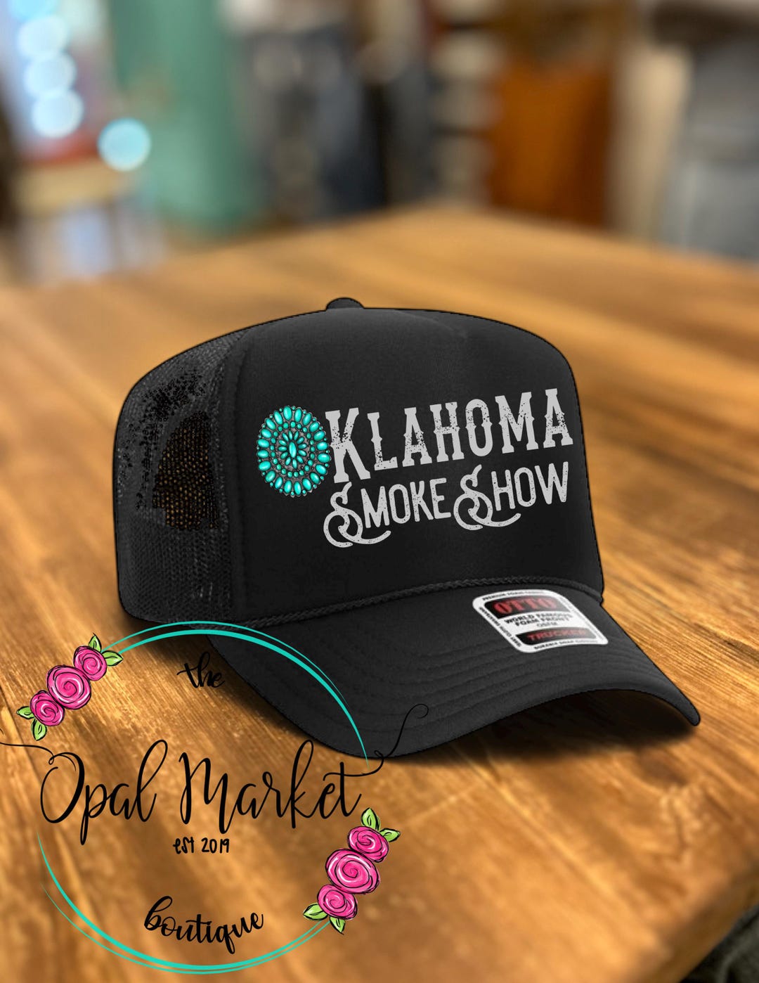 GO OKC Embroidered Trucker Hat