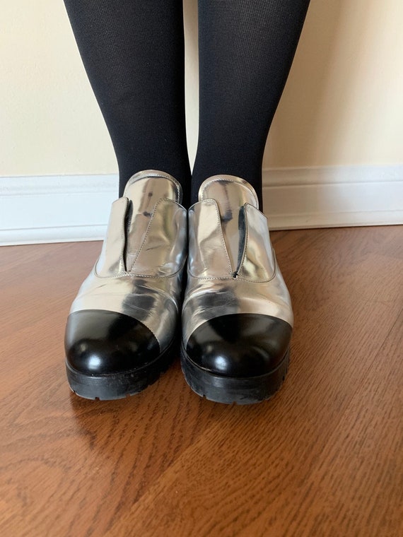 Miu Miu chunky sole slip on shoes - image 1