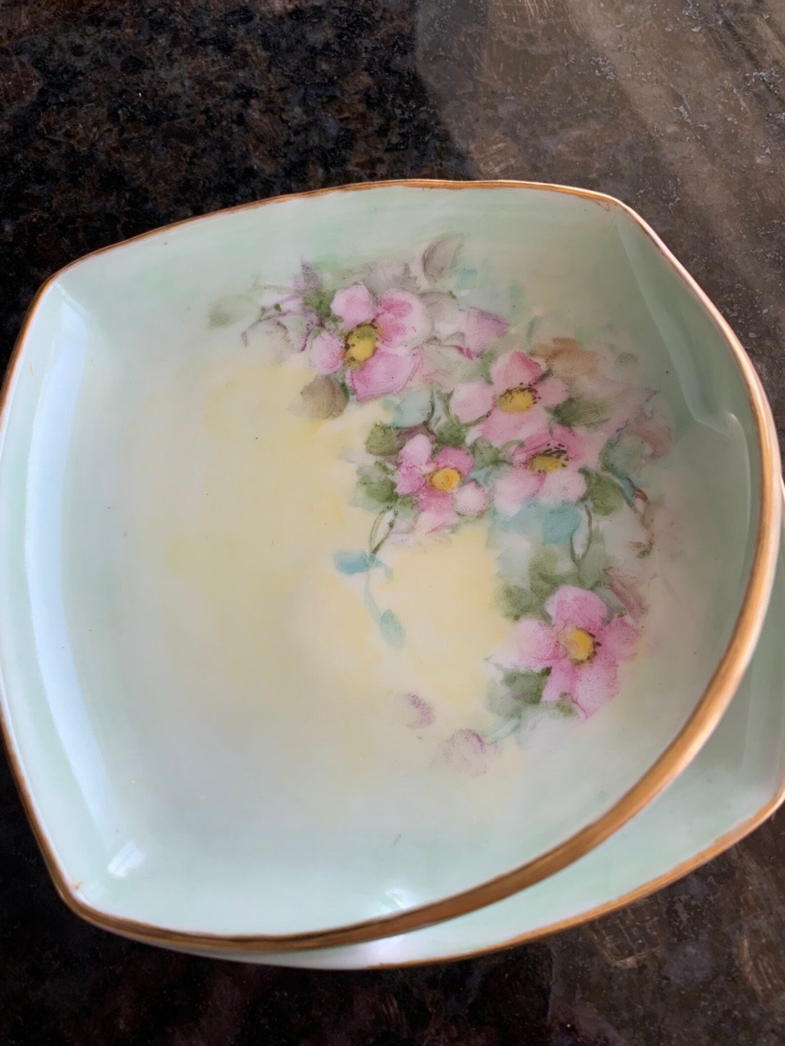 Vintage Czech Nappy Dish MZ Altrohlau CMR Czechoslovakia Candy Etsy