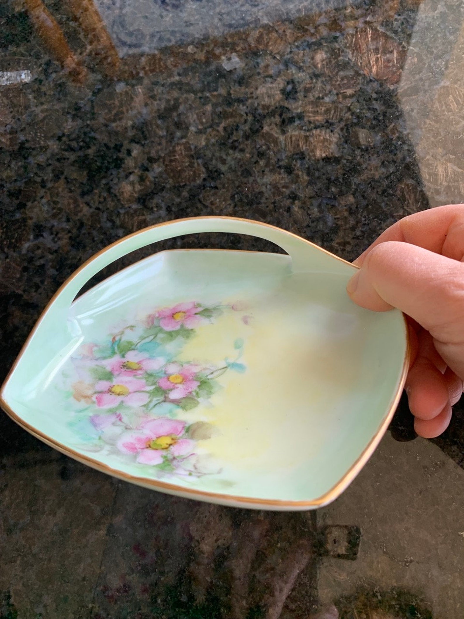 Vintage Czech Nappy Dish MZ Altrohlau CMR Czechoslovakia Candy Etsy