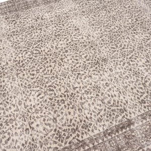 6x10 Vintage Rug, Beige Turkish Area Rug, Bedroom Rug, Wool Anatolian Oushak Carpet, Living Room Rug, Boho Rug, Antique Rug, Decorative Rug