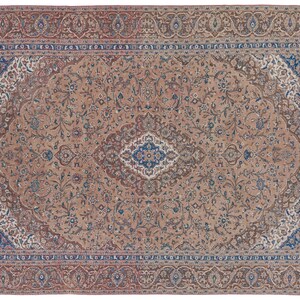 9x12 Vintage Rug, Brown Turkish Rug, 9x12 Oushak Rug, Oversized Rug, Living Room Rug, Dining Room Rug, Antique Rug, 9x12 Rug, Antique Rug image 10