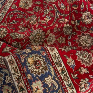 8x12 Vintage Rug, Red Turkish Rug, 8x12 Oushak Rug, Oversized Rug, Living Room Rug, Dining Room Rug, Antique Rug, 8x12 Carpet, Large Rug