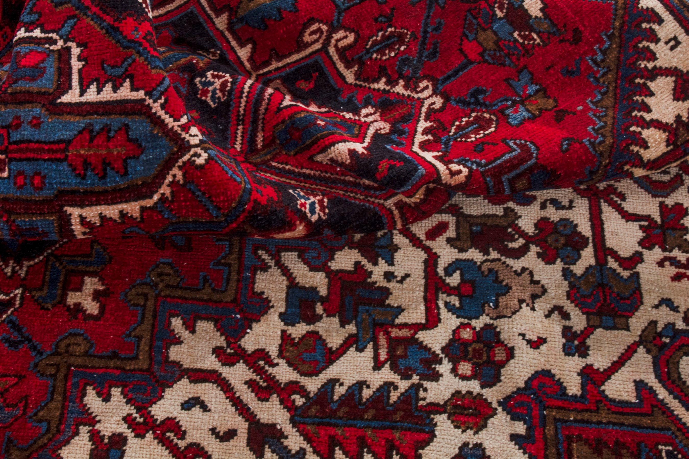 8x10 Vintage Rug, Red Turkish Rug, 8x10 Oushak Rug, Oversized Rug, Living Room Rug, Dining Room Rug, Antique Rug, 8x10 Carpet, Large Rug
