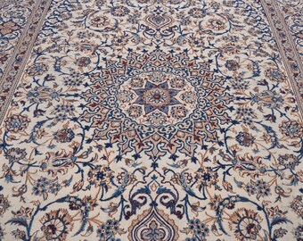 8x12 Vintage Rug, Beige Turkish Rug, 8x12 Oushak Rug, Oversized Rug, Living Room Rug, Dining Room Rug, Antique Rug, 8x12 Carpet, Large Rug