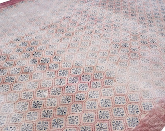 7x10 Vintage Rug, Red Turkish Area Rug, Bedroom Rug, Wool Anatolian Oushak Carpet, Living Room Rug, Boho Rug, Antique Rug, Decorative Rug