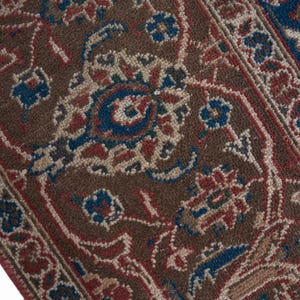 9x12 Vintage Rug, Brown Turkish Rug, 9x12 Oushak Rug, Oversized Rug, Living Room Rug, Dining Room Rug, Antique Rug, 9x12 Rug, Antique Rug image 5