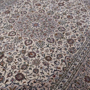 8x12 Vintage Rug, Beige Turkish Rug, 8x12 Oushak Rug, Oversized Rug, Living Room Rug, Dining Room Rug, Antique Rug, 8x12 Carpet, Large Rug