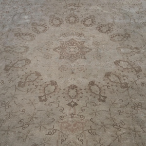 8x12 Vintage Rug, Beige Turkish Rug, 8x12 Oushak Rug, Oversized Rug, Living Room Rug, Dining Room Rug, Antique Rug, 8x12 Carpet, Large Rug
